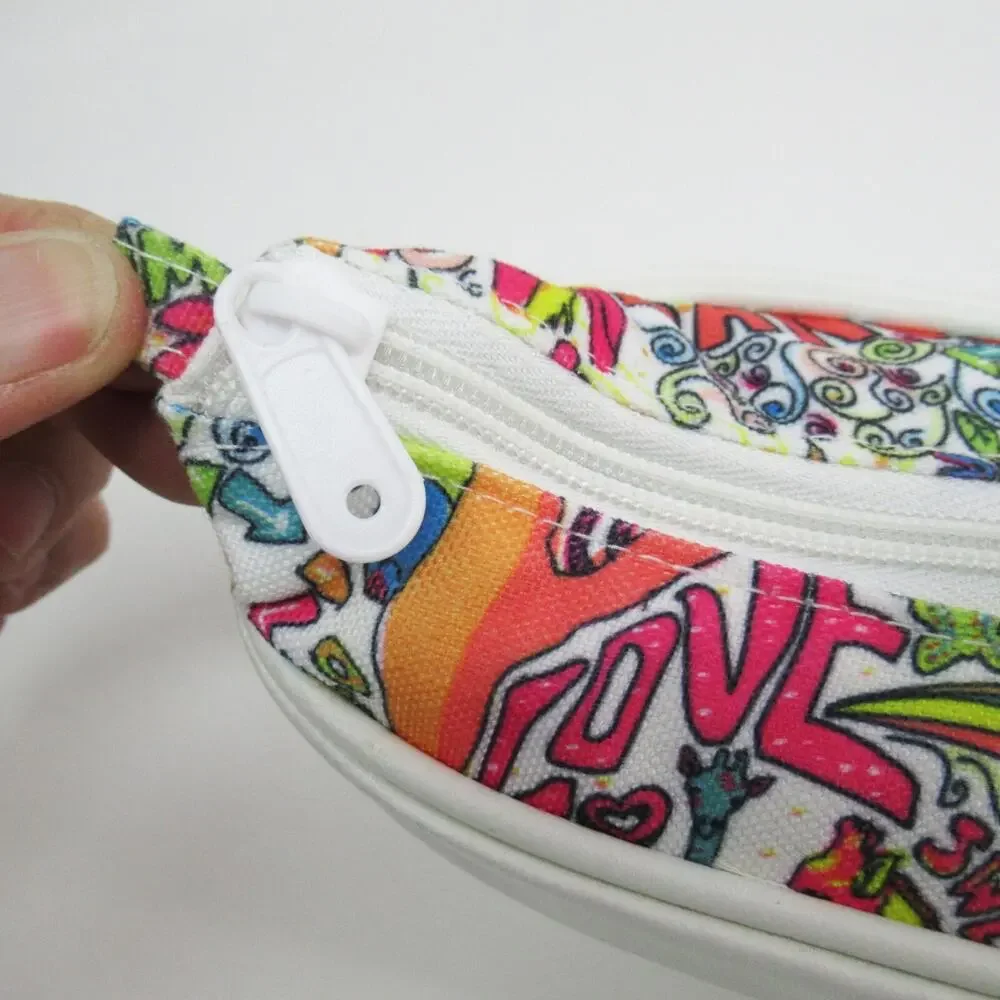 Girl Scout Hippie Sneaker Pencil Case Little Brownie Baker Zipper Pouch Kellogg